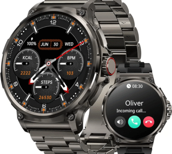 V69 Ultra HD Military grade smartwatch with 710mAh largest battery ever, 400+ watch face, ip68 waterproof & Two straps.
