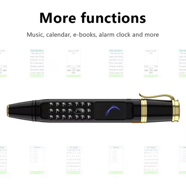2025 Hot GSM Pen Phone with Dual SIM Card & Memory Card Slots - Image 11