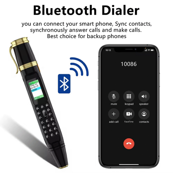 2025 Hot GSM Pen Phone with Dual SIM Card & Memory Card Slots - Image 5