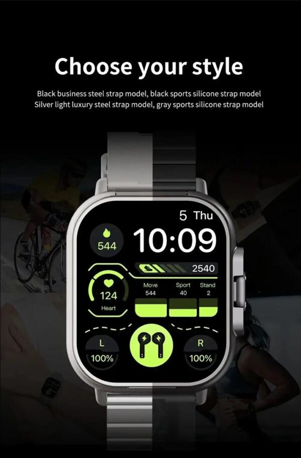 The 2-in-1 D8 Smartwatch with Built-In Earpods - Image 7